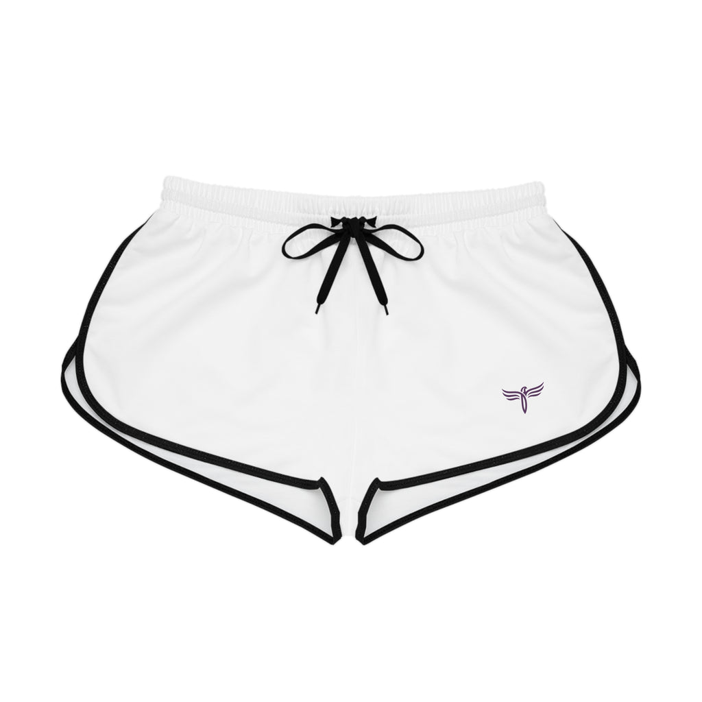 Women’s Relaxed Athletic Shorts — Minimal Dragonfly Embroidery-TRY Brazil