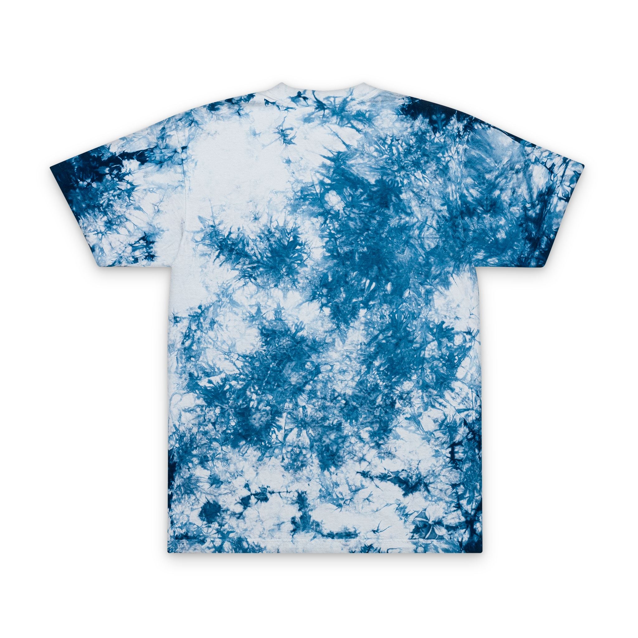 Tie-Dye Embroidered Tee — Oversized Black & White Spiral Shirt-TRY Brazil