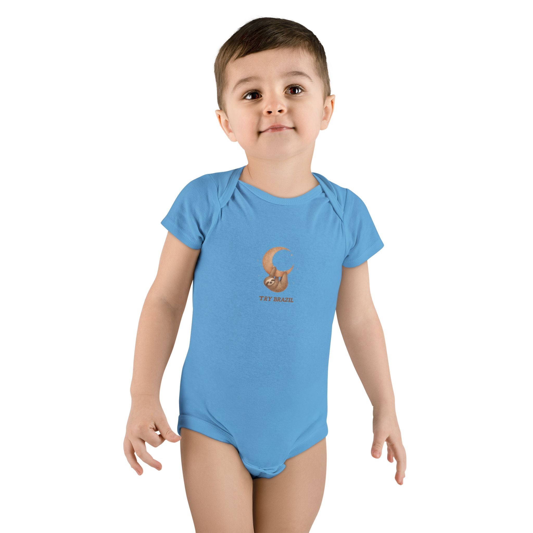 Baby Short Sleeve Onesie® - TRY Brazil