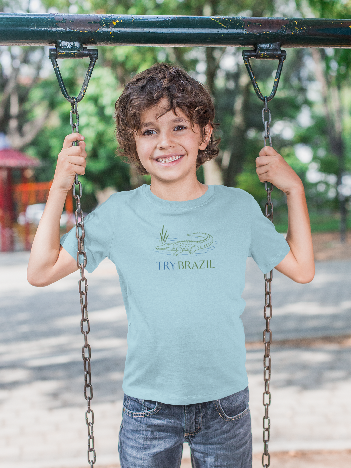 Kids' alligator t-shirt - TRY Brazil