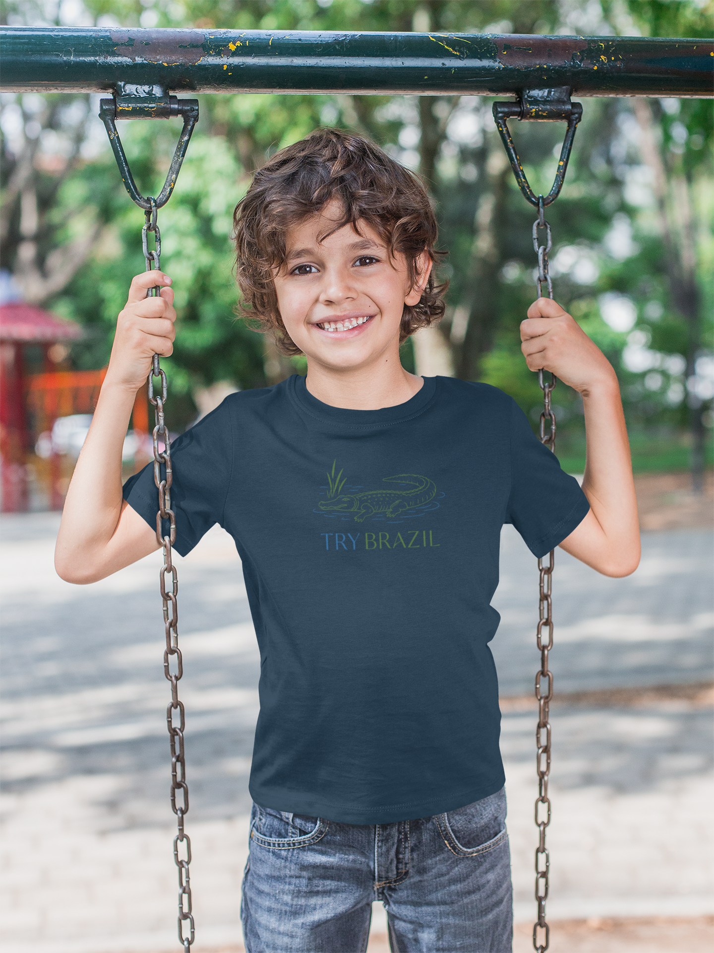Kids' alligator t-shirt - TRY Brazil