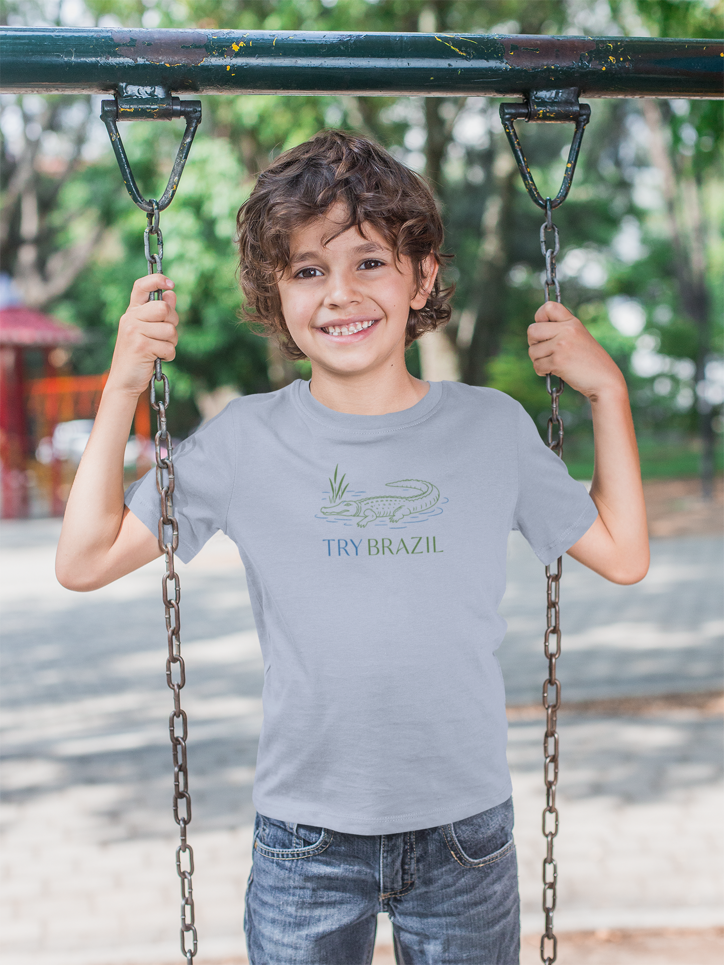 Kids' alligator t-shirt - TRY Brazil