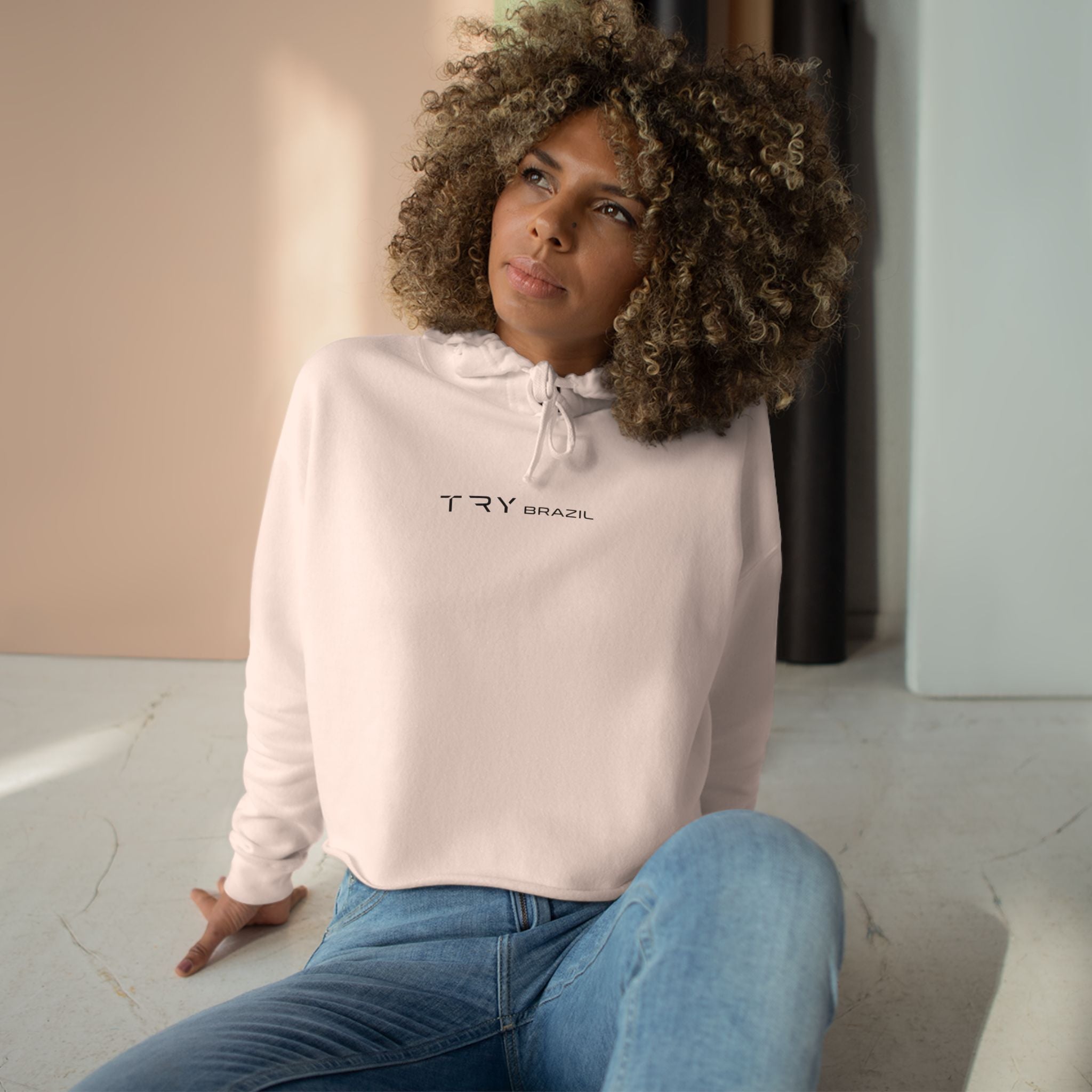 Minimalist Cropped Hoodie - TRY Brazil