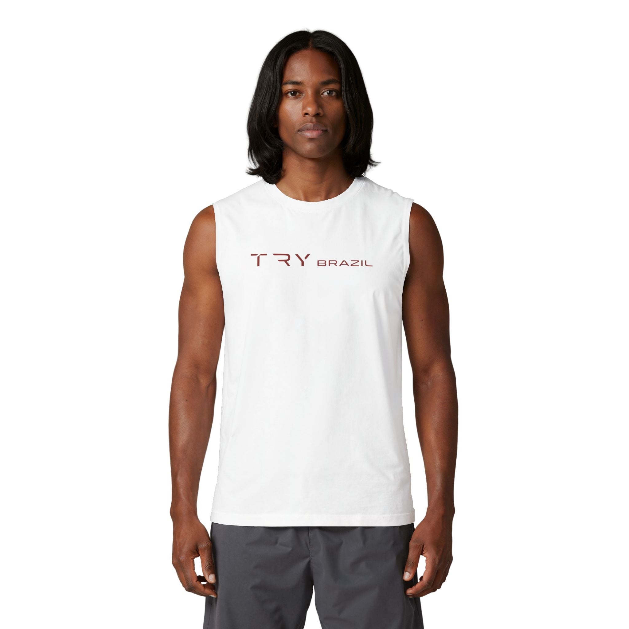 TRY Brazil Muscle Tank — Minimalist Athletic Tank Top