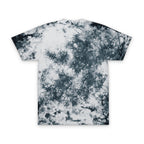 Tie-Dye Embroidered Tee — Oversized Black & White Spiral Shirt-TRY Brazil
