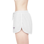 Women’s Relaxed Athletic Shorts — Minimal Dragonfly Embroidery-TRY Brazil