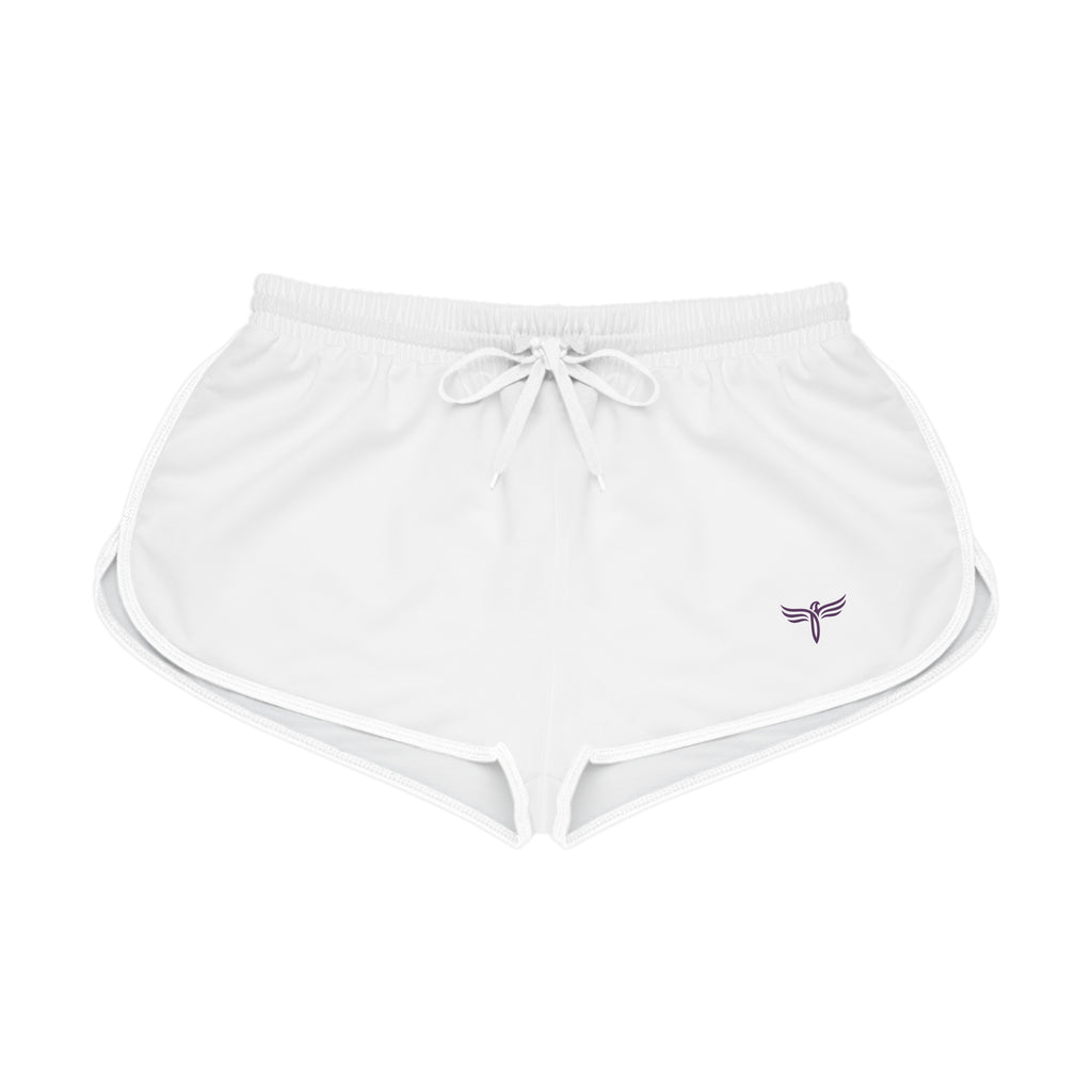 Women’s Relaxed Athletic Shorts — Minimal Dragonfly Embroidery-TRY Brazil