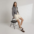 TRY Brazil Lightweight Unisex Sweatshorts — Minimalist Lounge Shorts with Embroidery