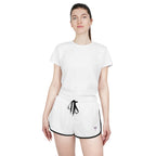 Women’s Relaxed Athletic Shorts — Minimal Dragonfly Embroidery-TRY Brazil