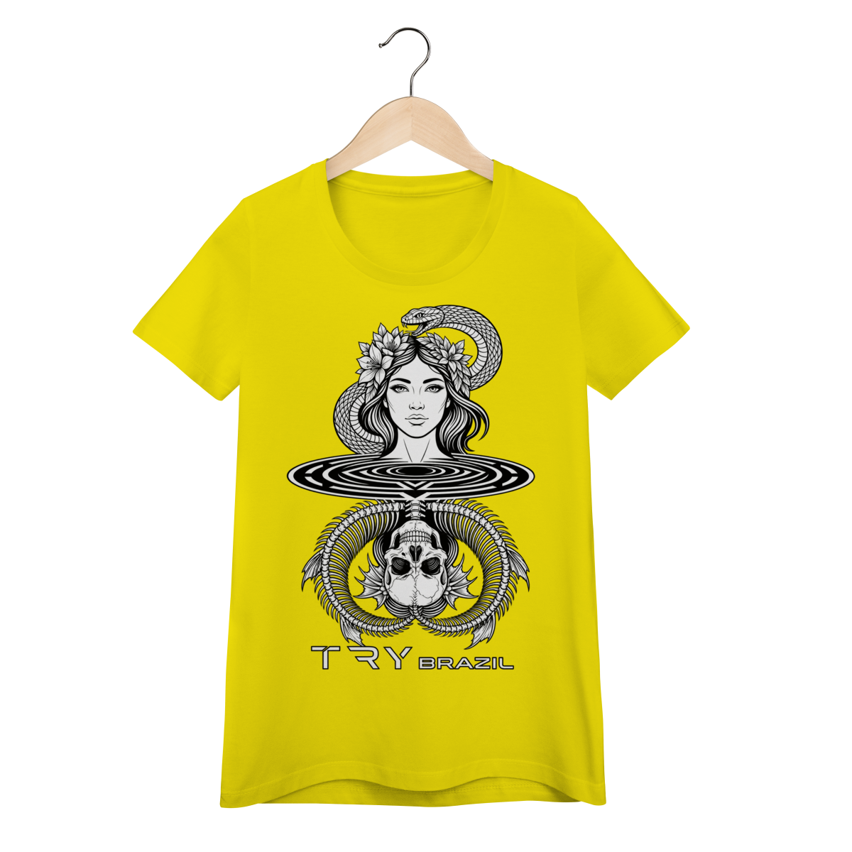 Camiseta Baby Long Lendas da Amazônia-TRY Brazil