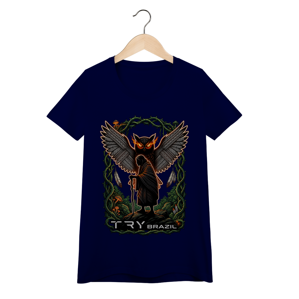 Camiseta Baby Long Lendas da Amazônia-TRY Brazil