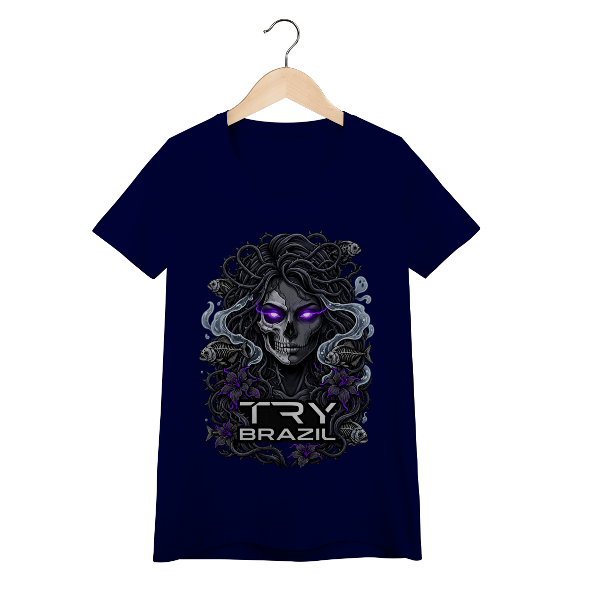 Camiseta Baby Long Lendas da Amazônia-TRY Brazil