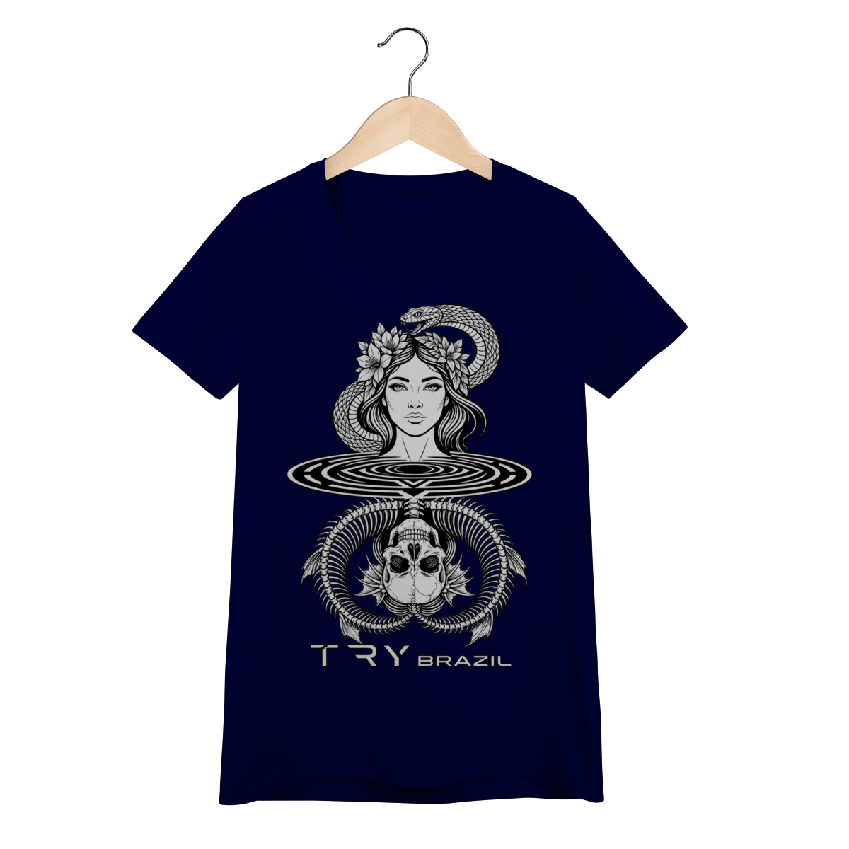 Camiseta Baby Long Lendas da Amazônia-TRY Brazil