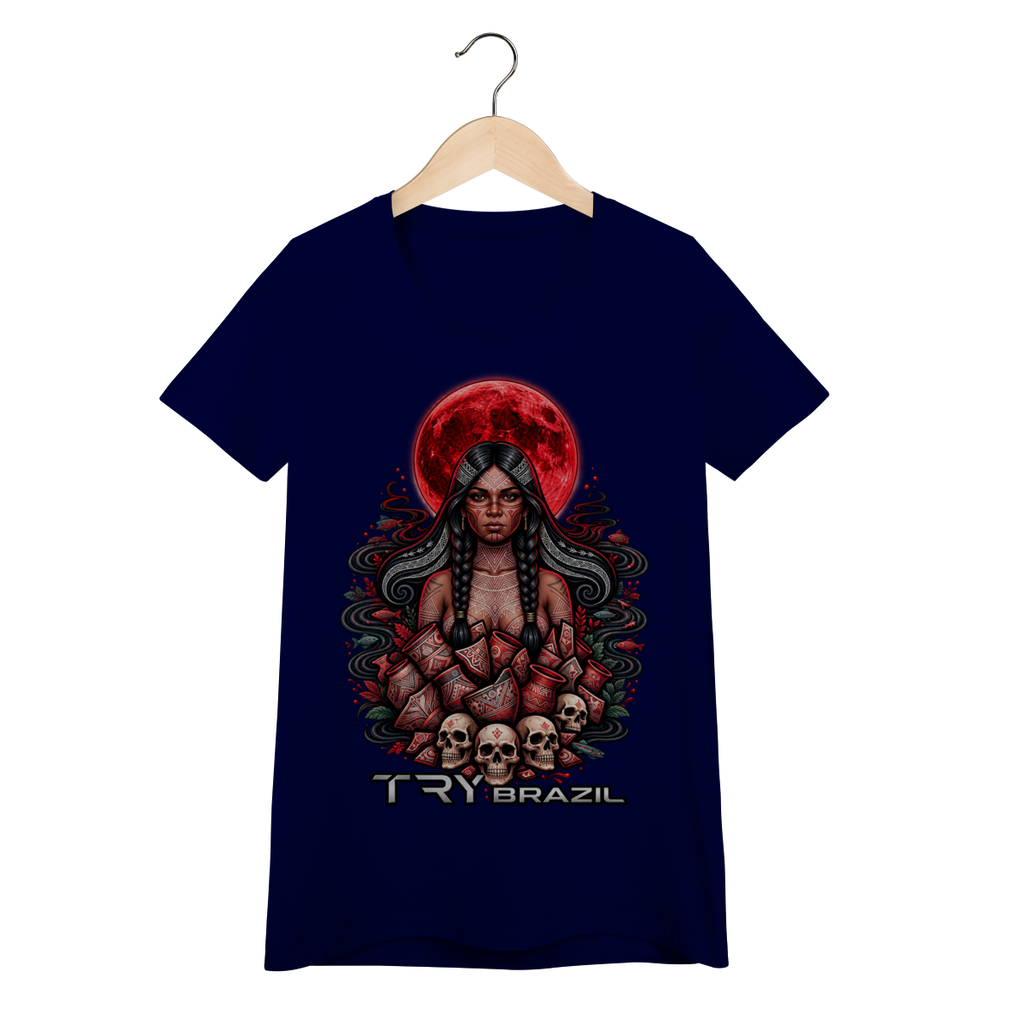 camiseta Baby Long Lendas da Amazônia-TRY Brazil
