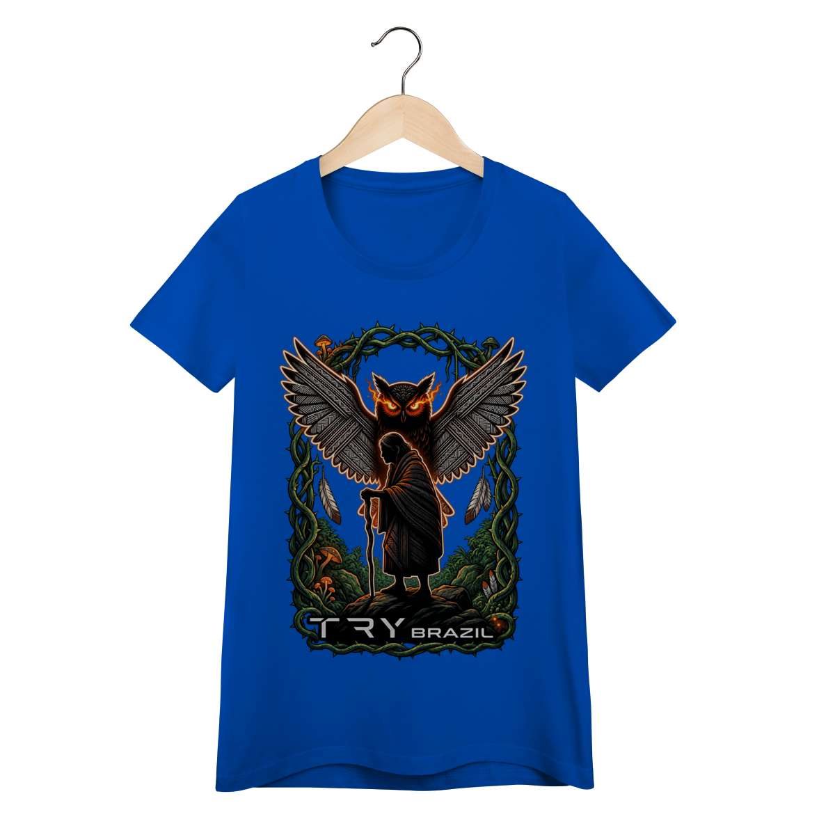 Camiseta Baby Long Lendas da Amazônia-TRY Brazil