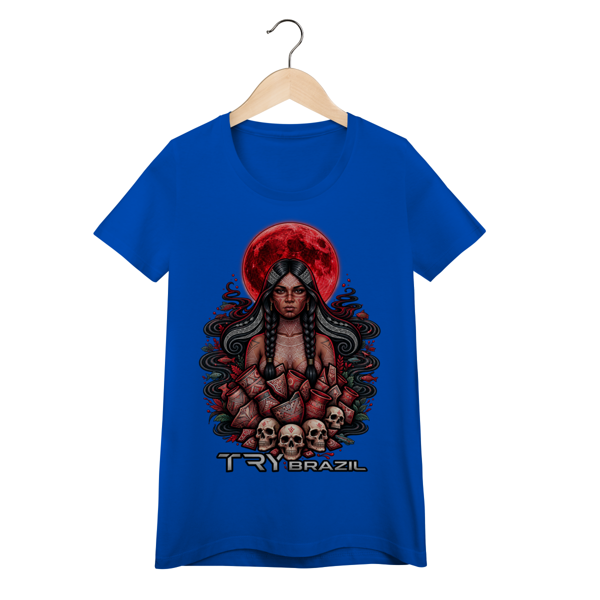 camiseta Baby Long Lendas da Amazônia-TRY Brazil