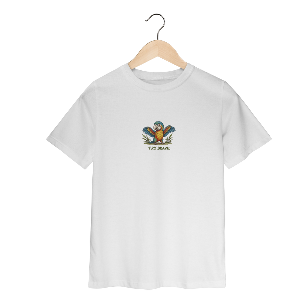 Camisa Infantil TRY Brazil-Coleção Animais
