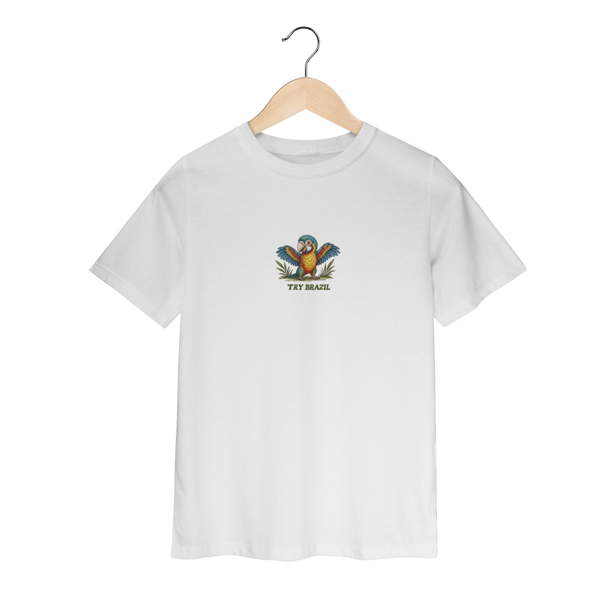 Camisa Infantil TRY Brazil-Coleção Animais