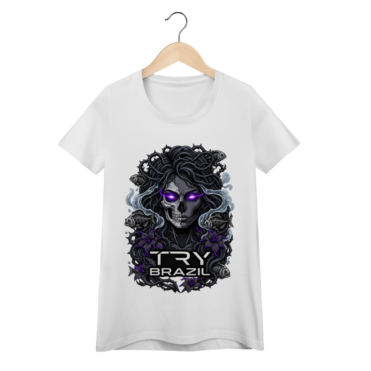 Camiseta Baby Long Lendas da Amazônia-TRY Brazil