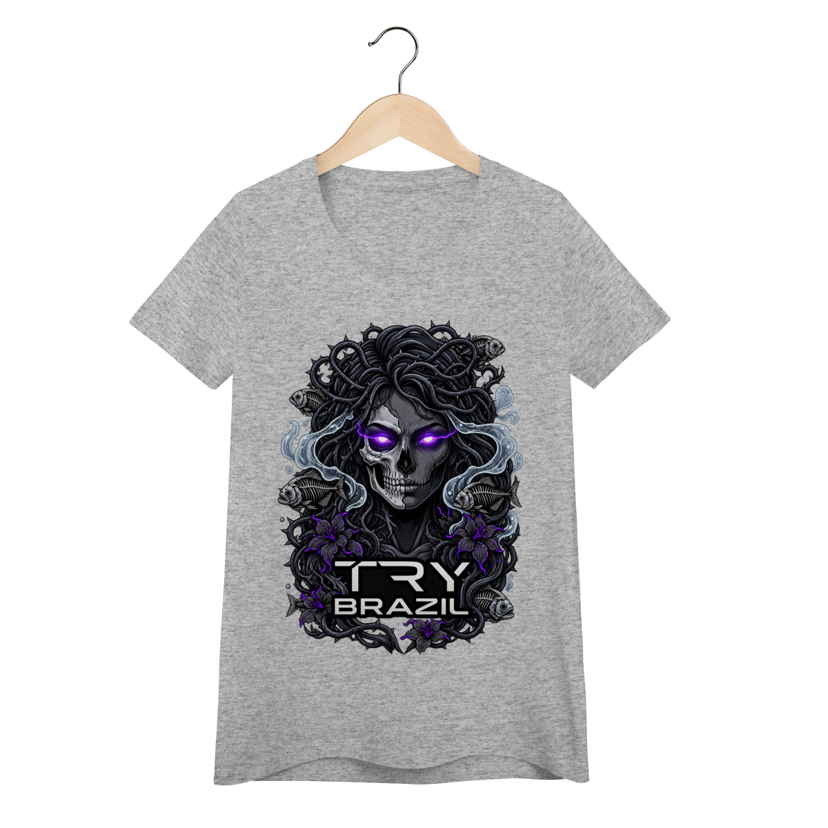Camiseta Baby Long Lendas da Amazônia-TRY Brazil