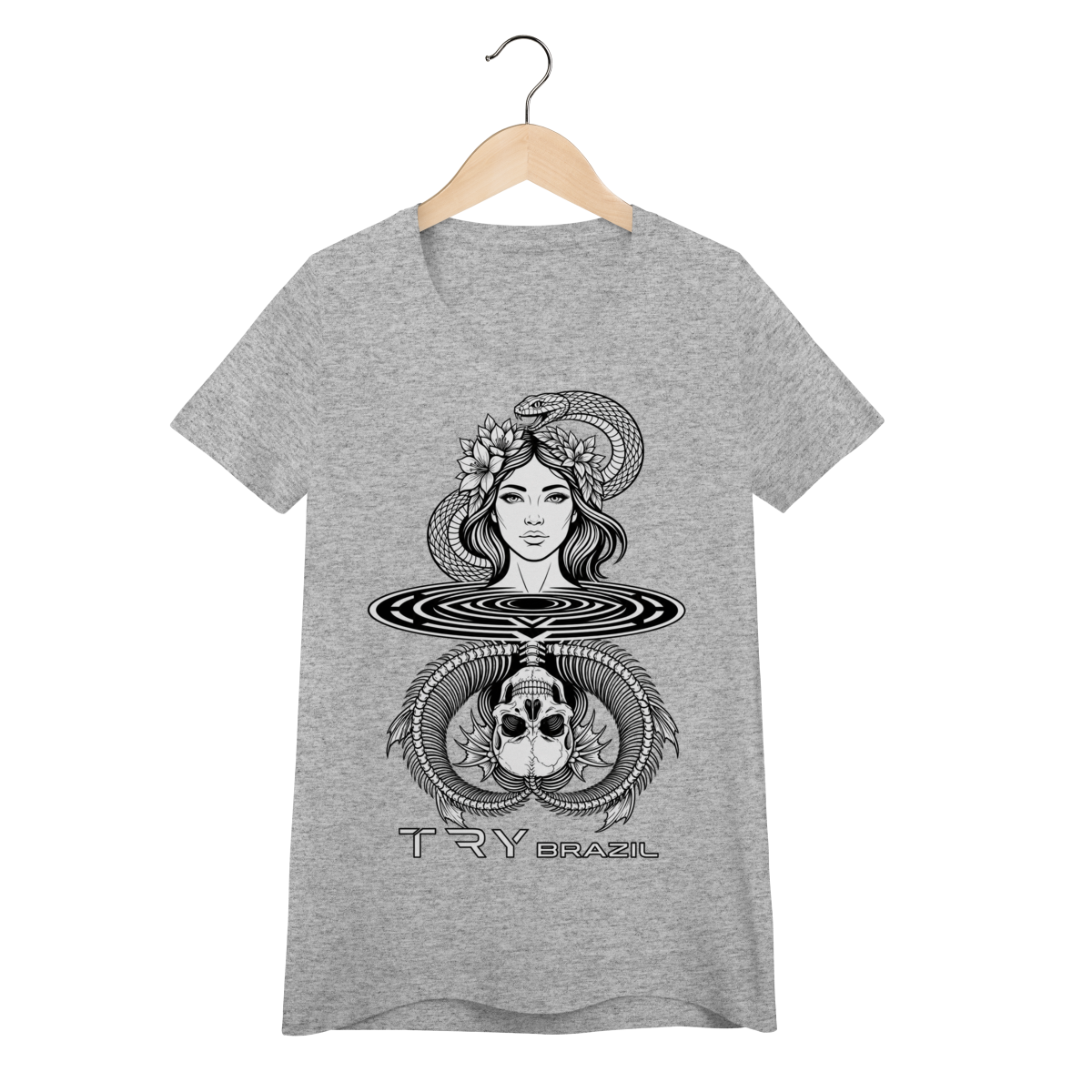 Camiseta Baby Long Lendas da Amazônia-TRY Brazil