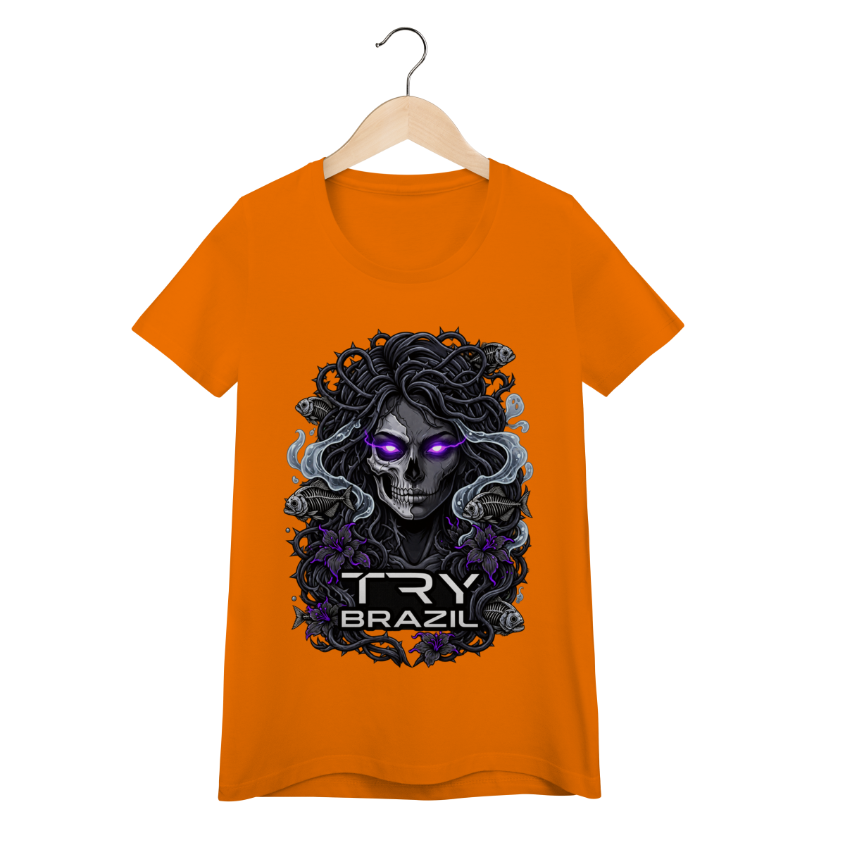 Camiseta Baby Long Lendas da Amazônia-TRY Brazil