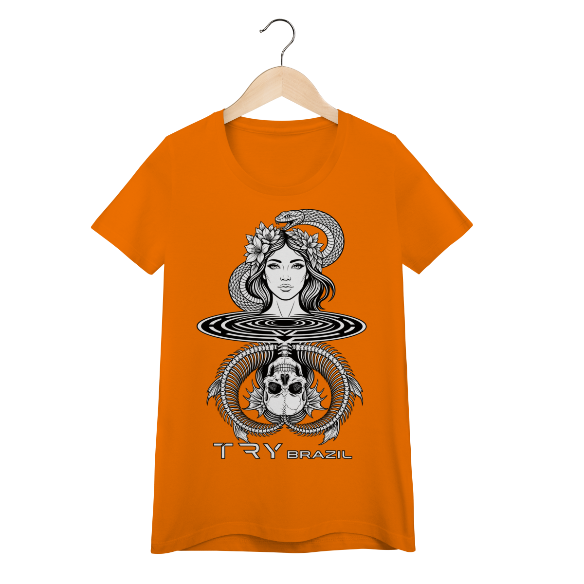 Camiseta Baby Long Lendas da Amazônia-TRY Brazil