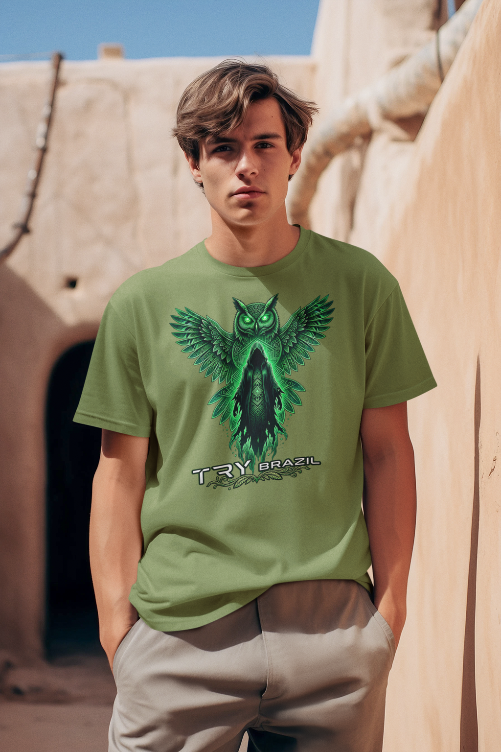 Camisetas Lendas da Amazônia-TRY Brazil