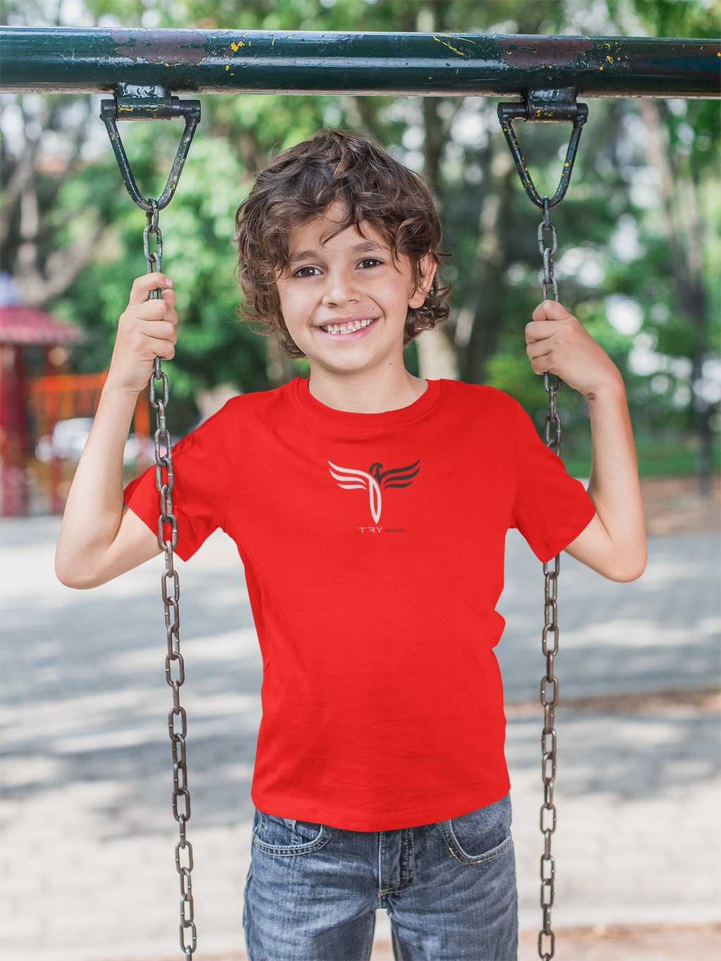 Camiseta Infantil Casual Premium-TRY Brazil