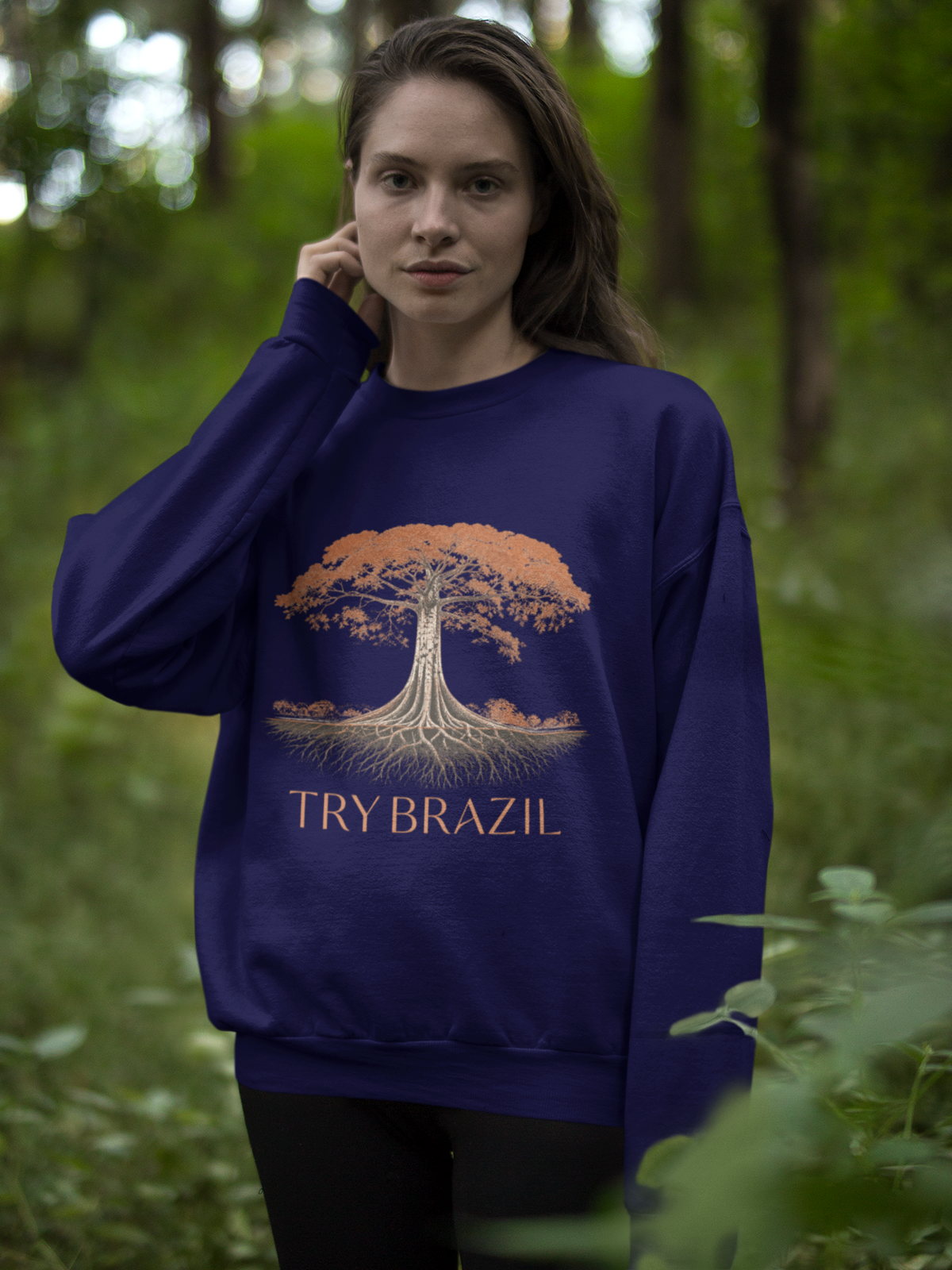 Moletom Fechado Feminino Raízes-TRY Brazil