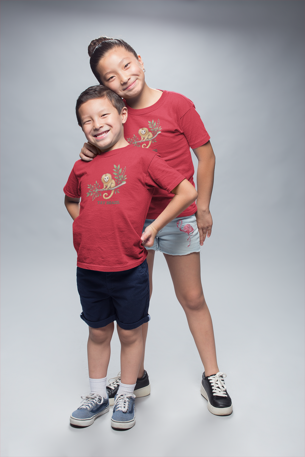 Camisa Infantil TRY Brazil-Coleção Animais