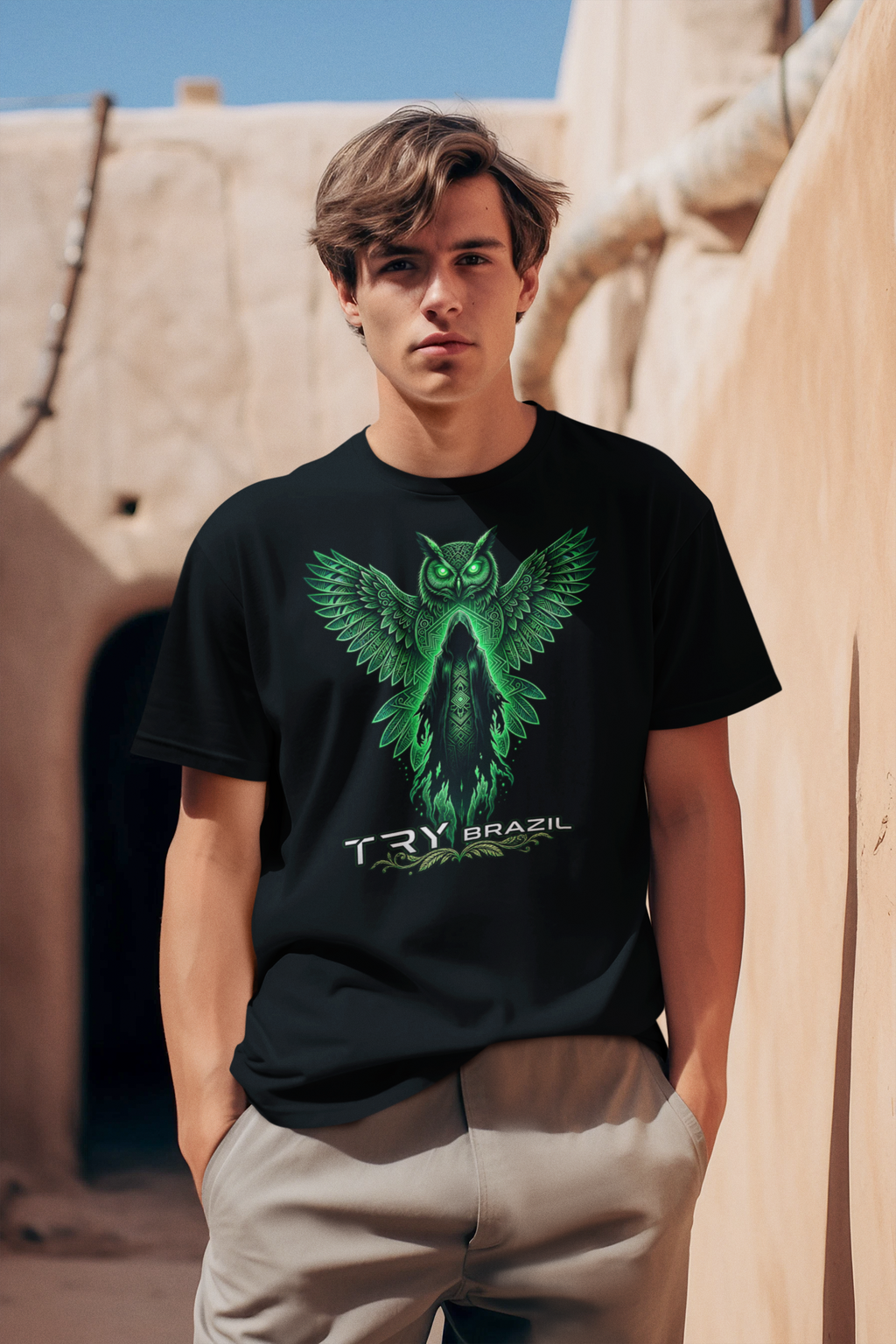 Camisetas Lendas da Amazônia-TRY Brazil