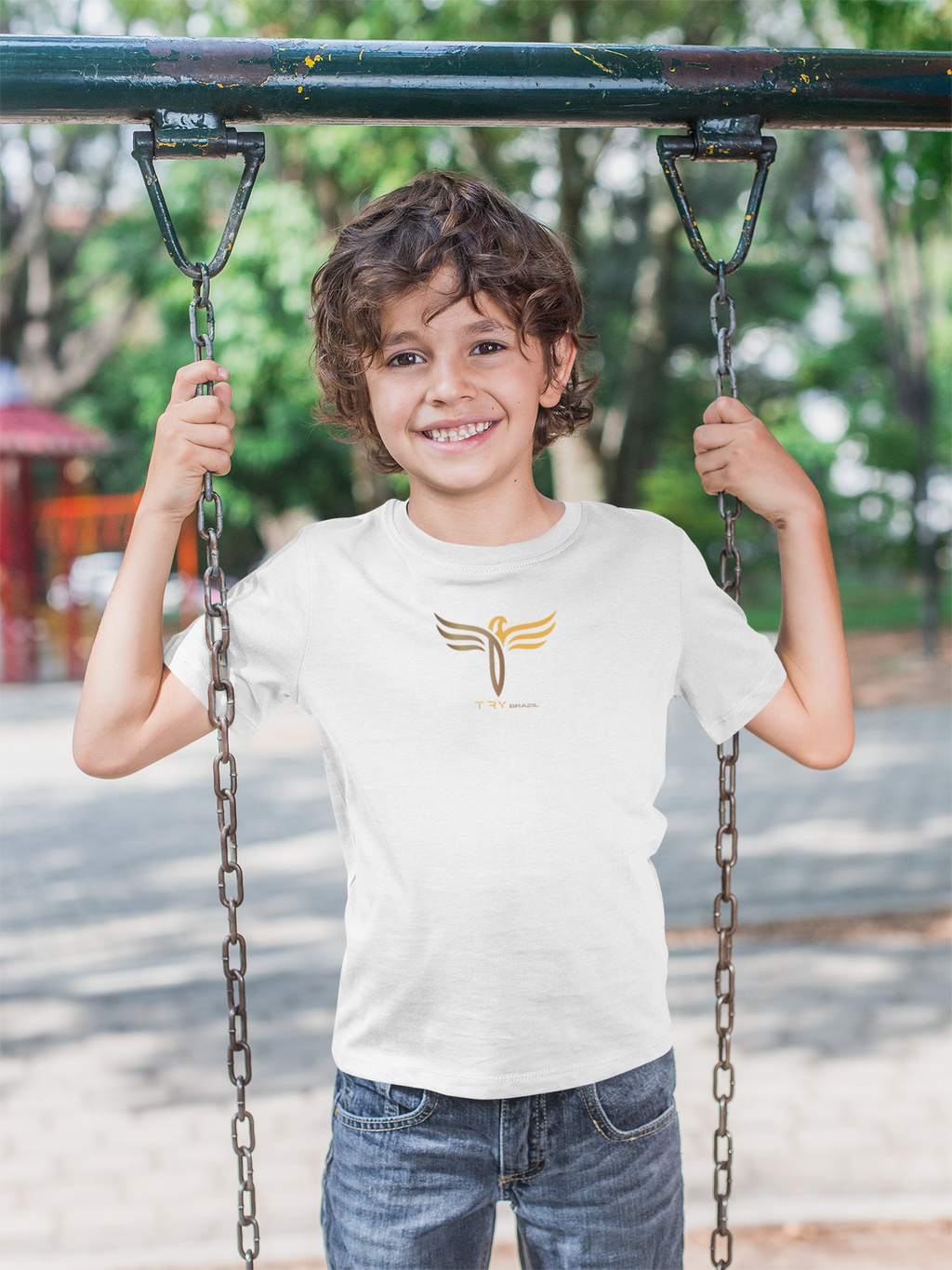 Camiseta Infantil Casual Premium-TRY Brazil