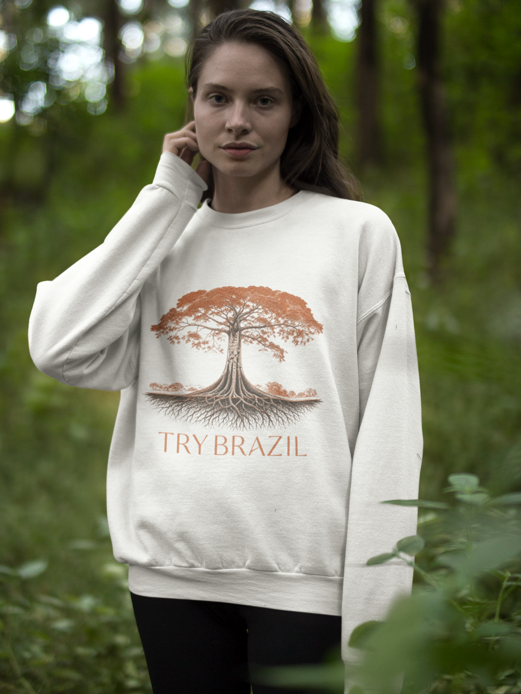 Moletom Fechado Feminino Raízes-TRY Brazil