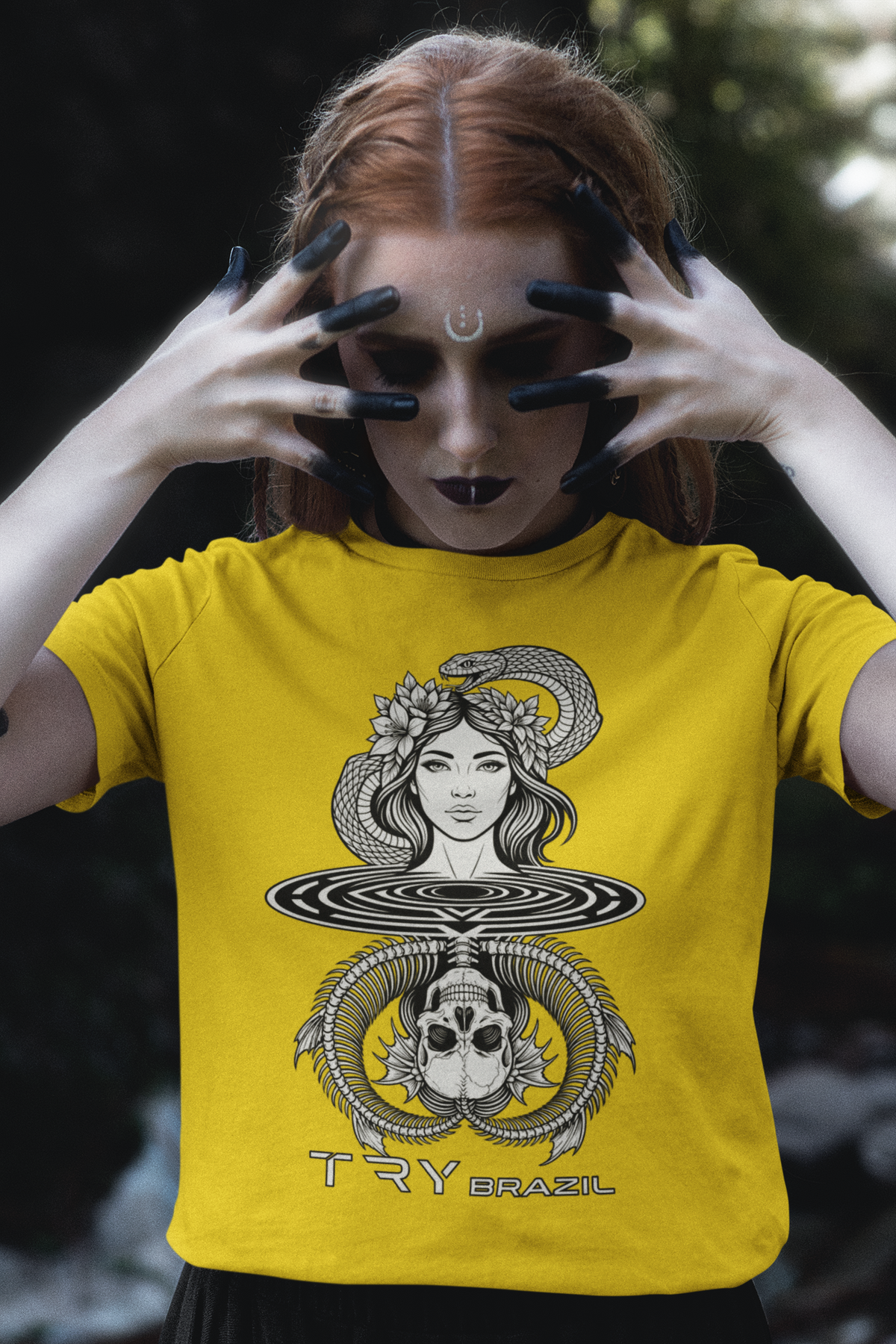 Camiseta Baby Long Lendas da Amazônia-TRY Brazil