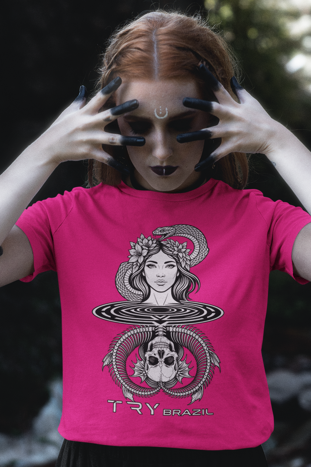 Camiseta Baby Long Lendas da Amazônia-TRY Brazil
