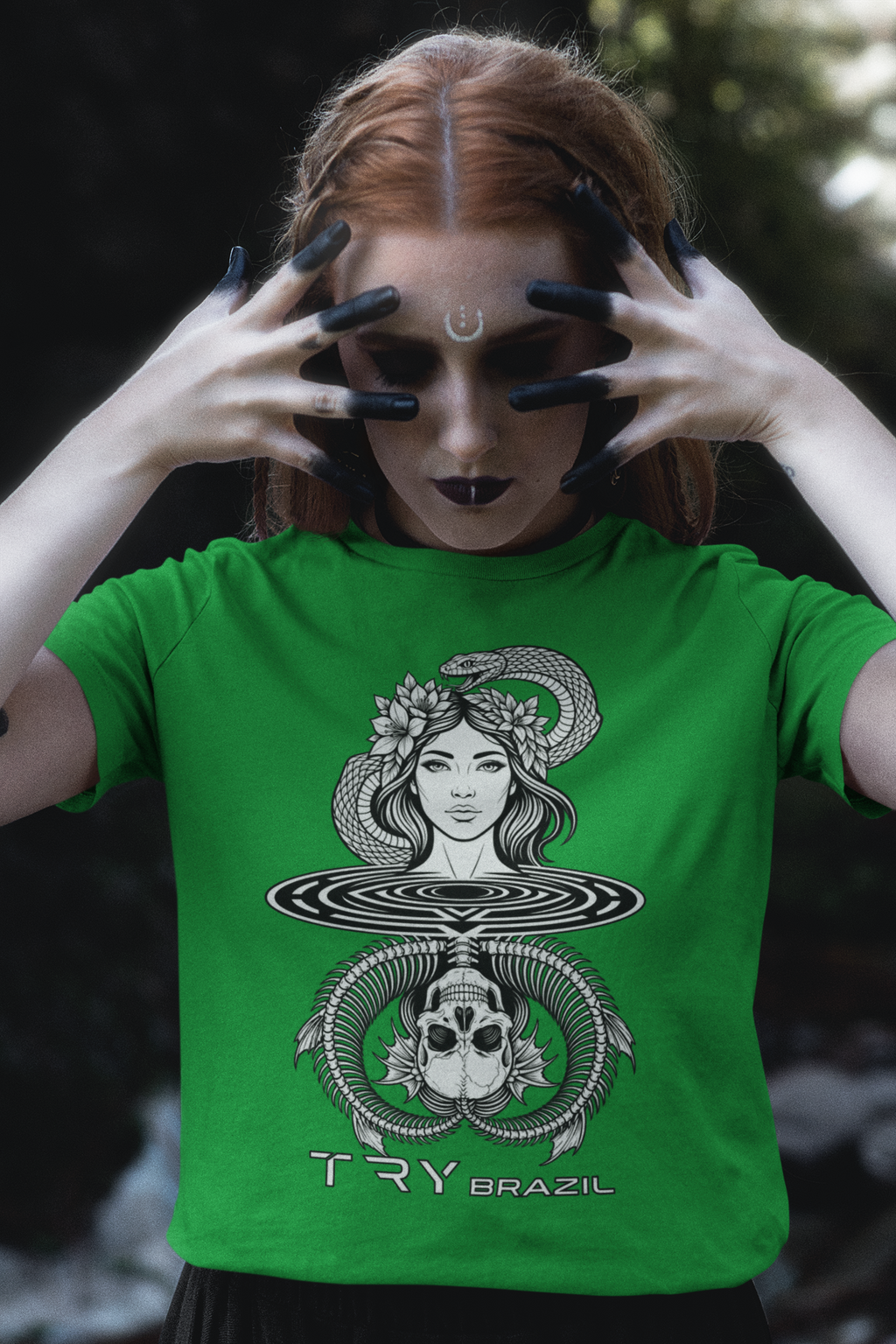 Camiseta Baby Long Lendas da Amazônia-TRY Brazil