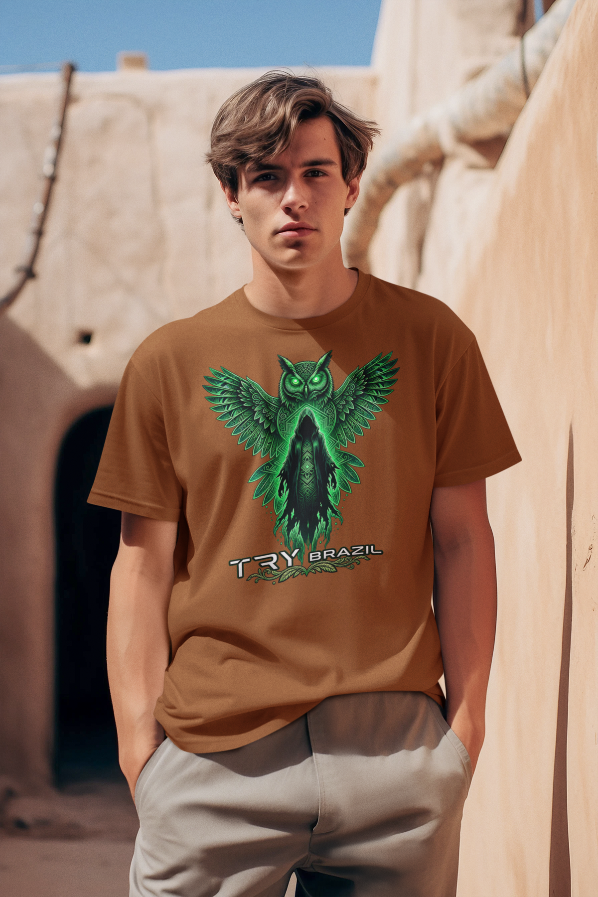 Camisetas Lendas da Amazônia-TRY Brazil