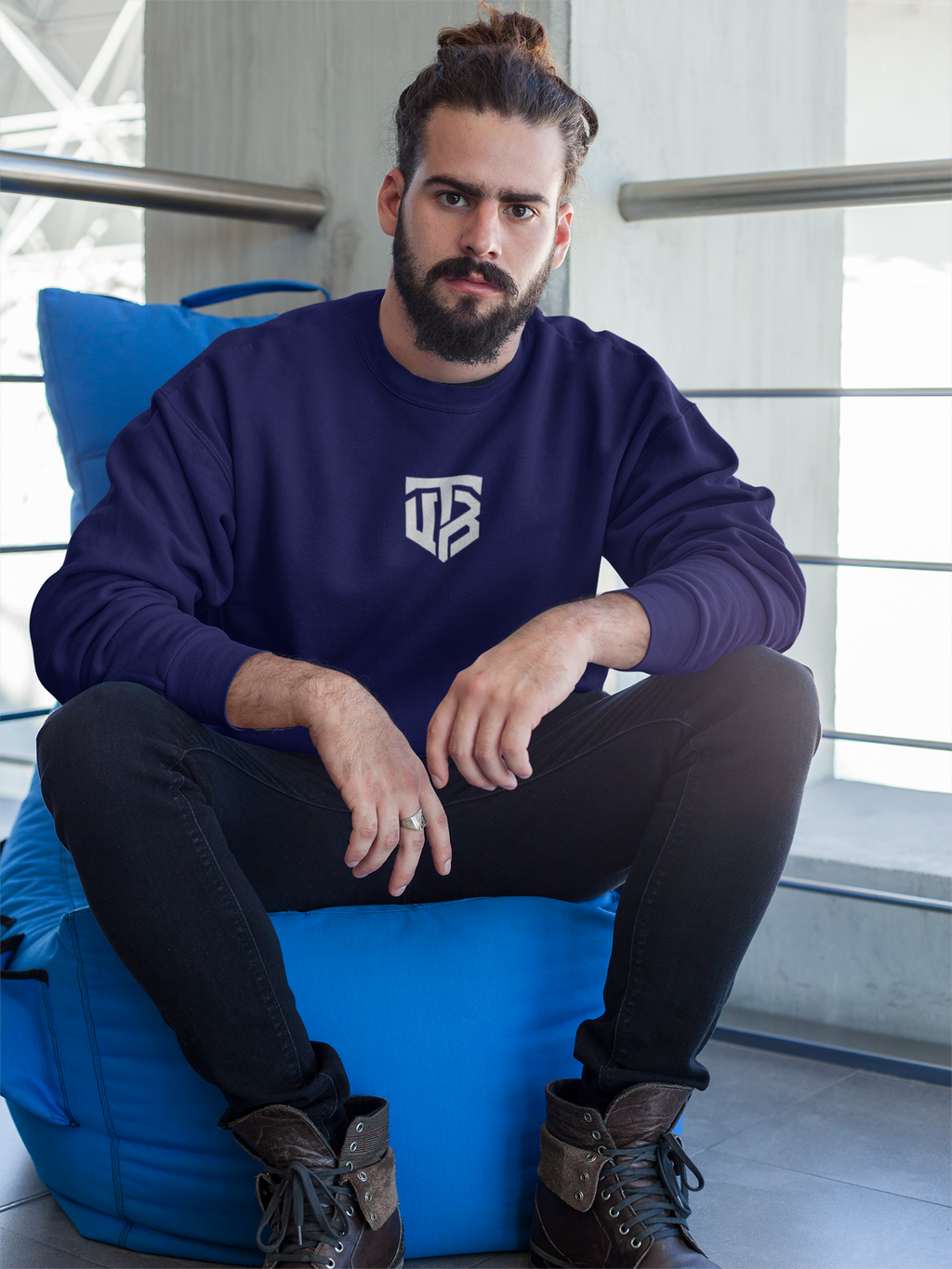 Moletom Fechado Masculino-TRY Brazil