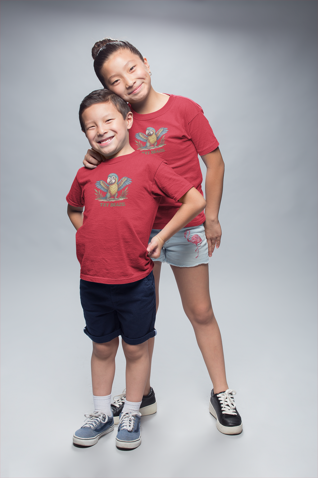 Camisa Infantil TRY Brazil-Coleção Animais