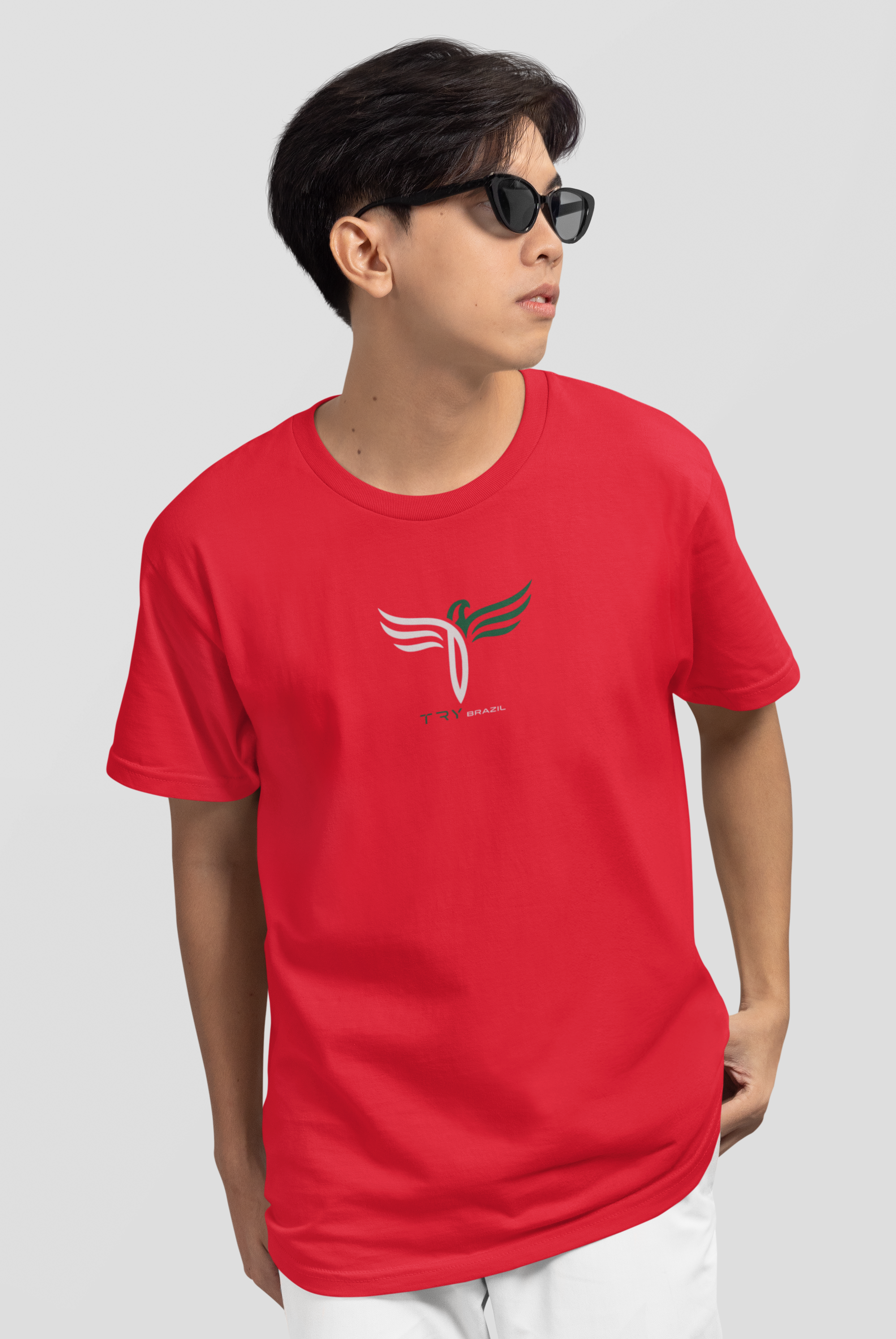 Camiseta Juvenil Masculina-TRY Brazil