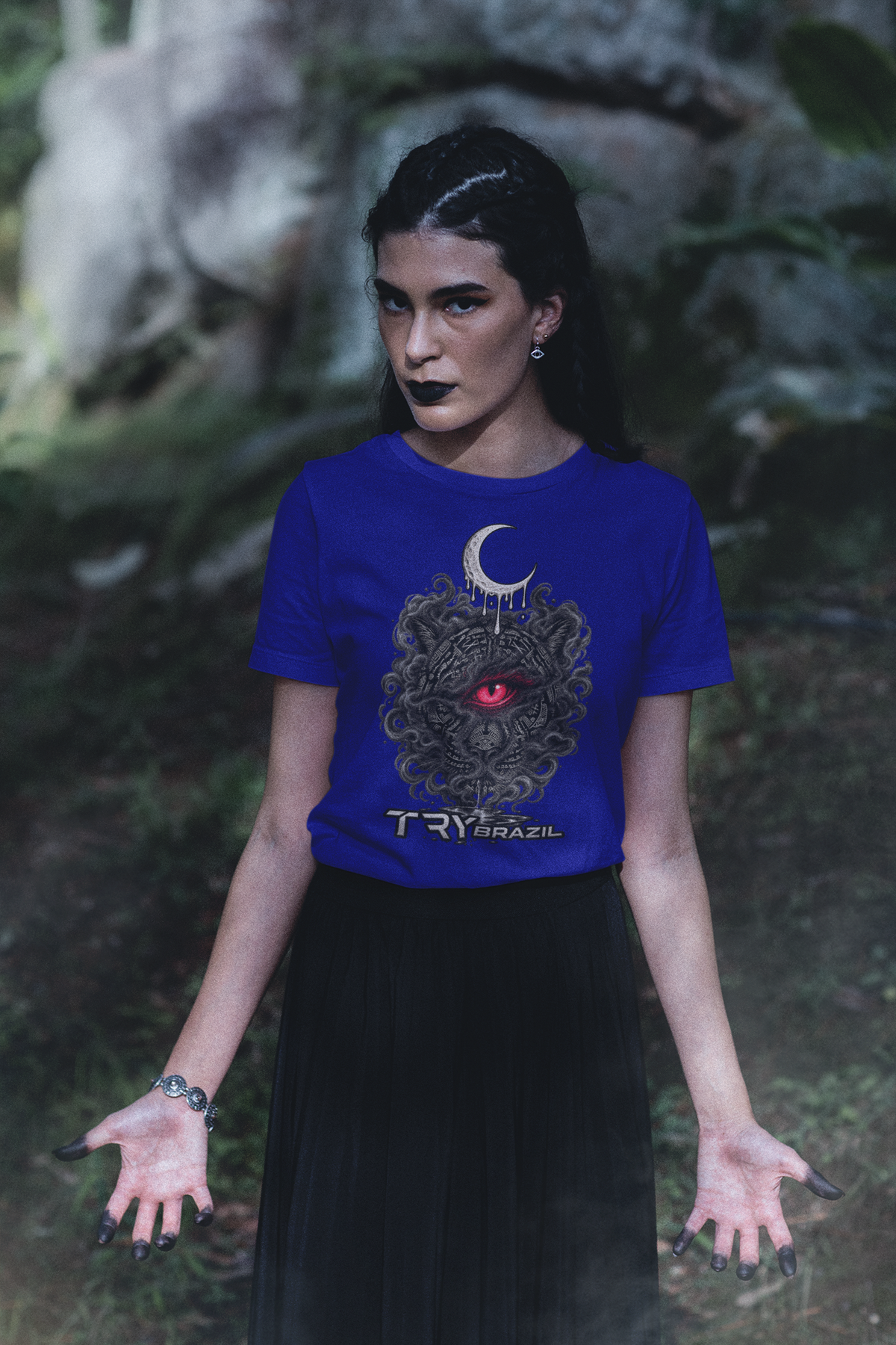 Camiseta Baby Long Lendas da Amazônia-TRY Brazil