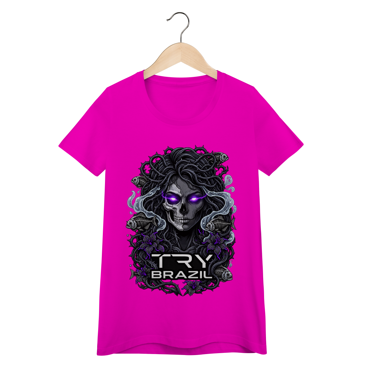 Camiseta Baby Long Lendas da Amazônia-TRY Brazil