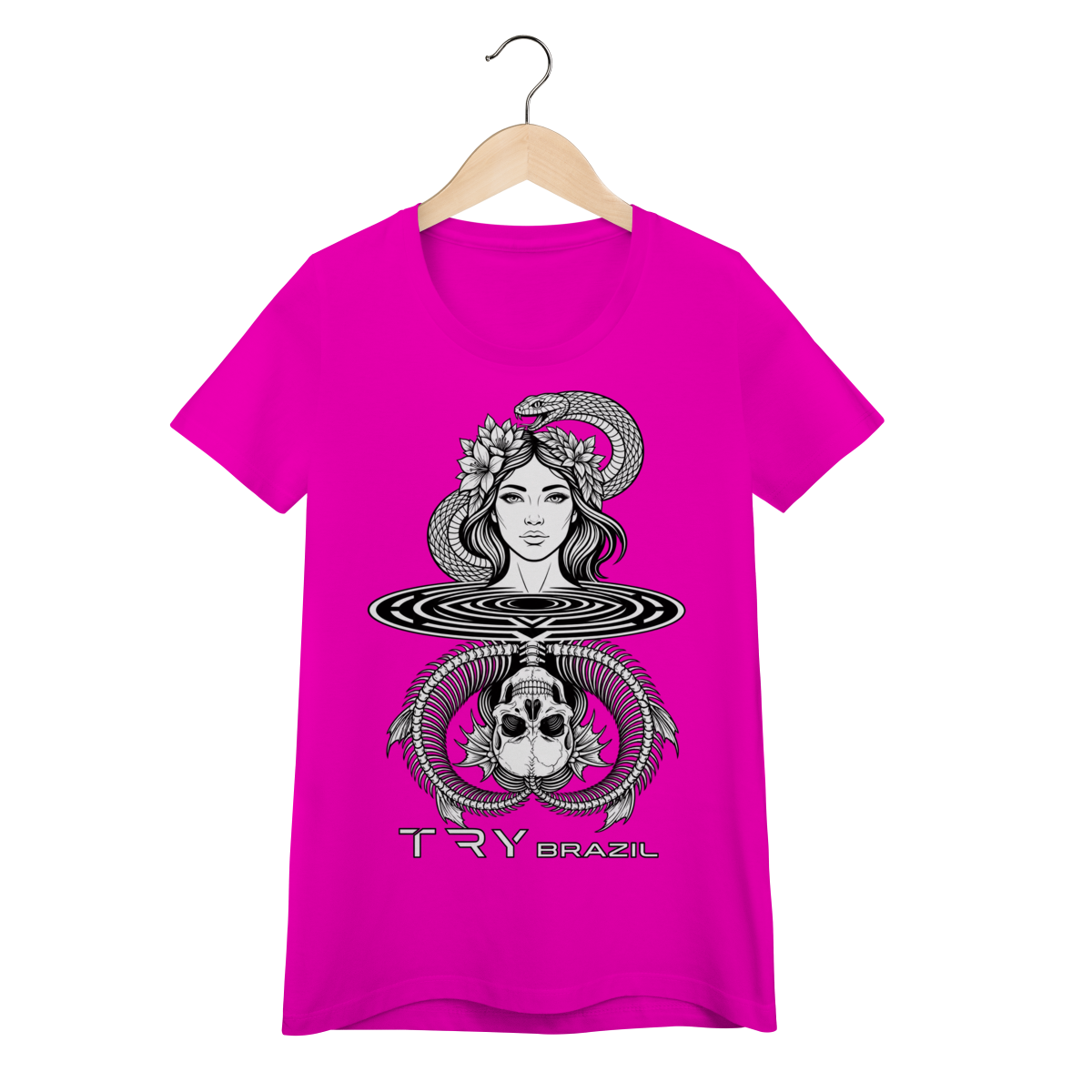 Camiseta Baby Long Lendas da Amazônia-TRY Brazil