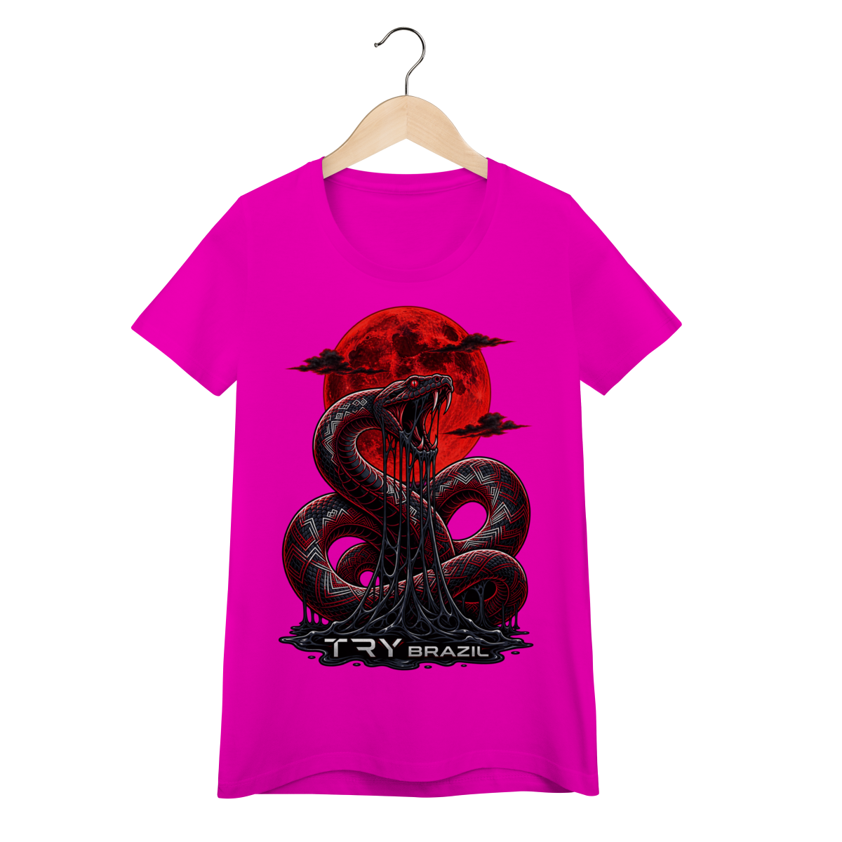 Camiseta Baby Long Lendas da Amazônia-TRY Brazil