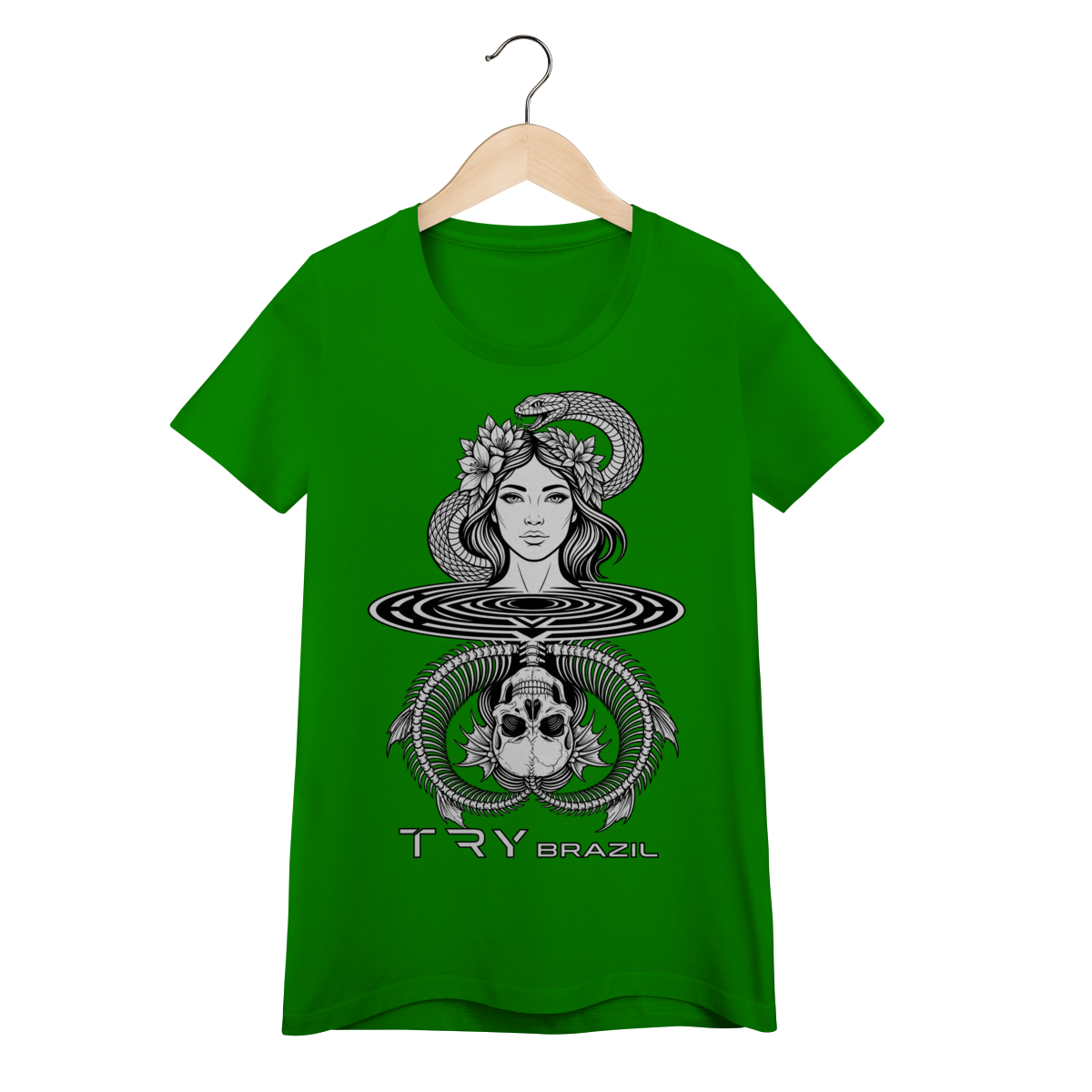 Camiseta Baby Long Lendas da Amazônia-TRY Brazil