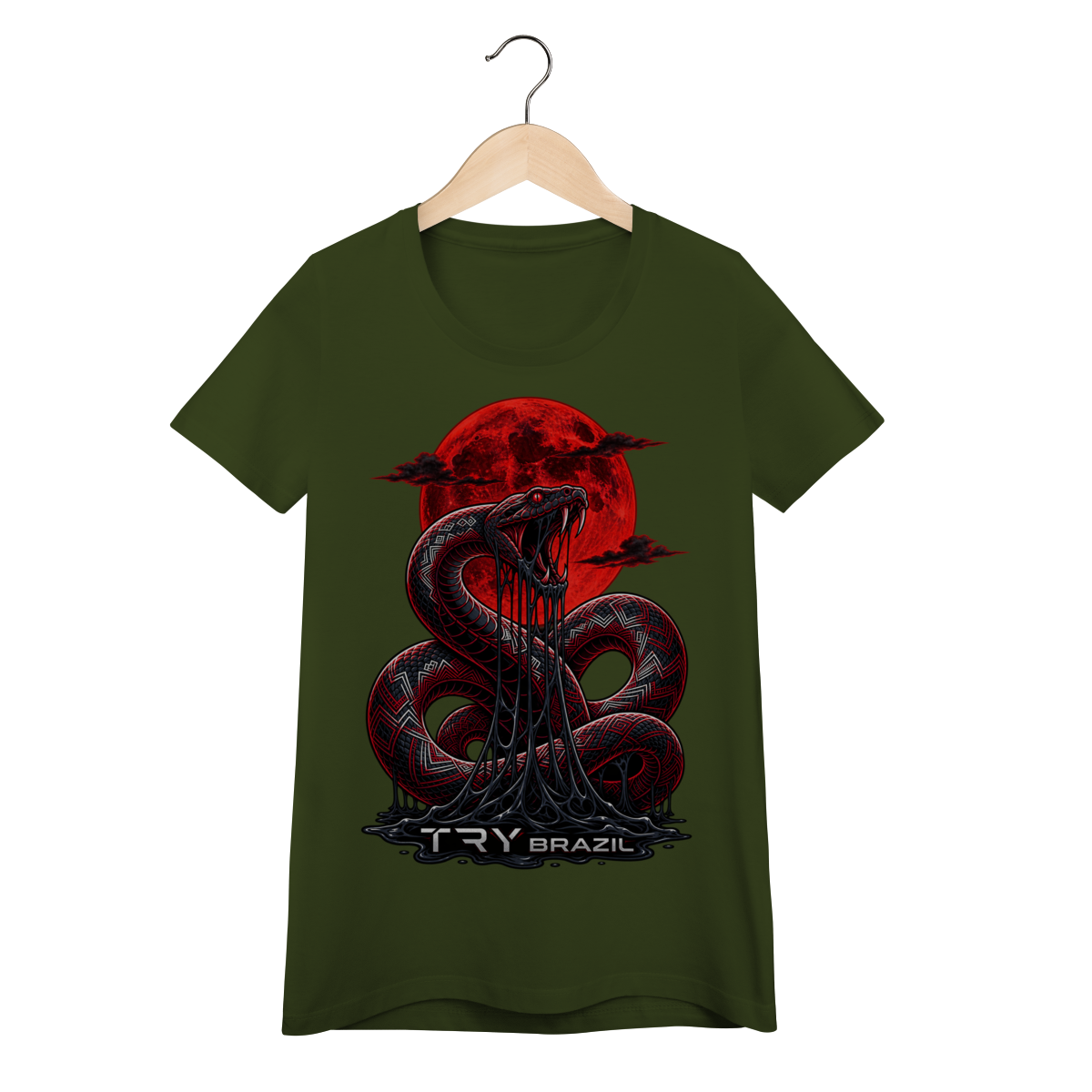 Camiseta Baby Long Lendas da Amazônia-TRY Brazil