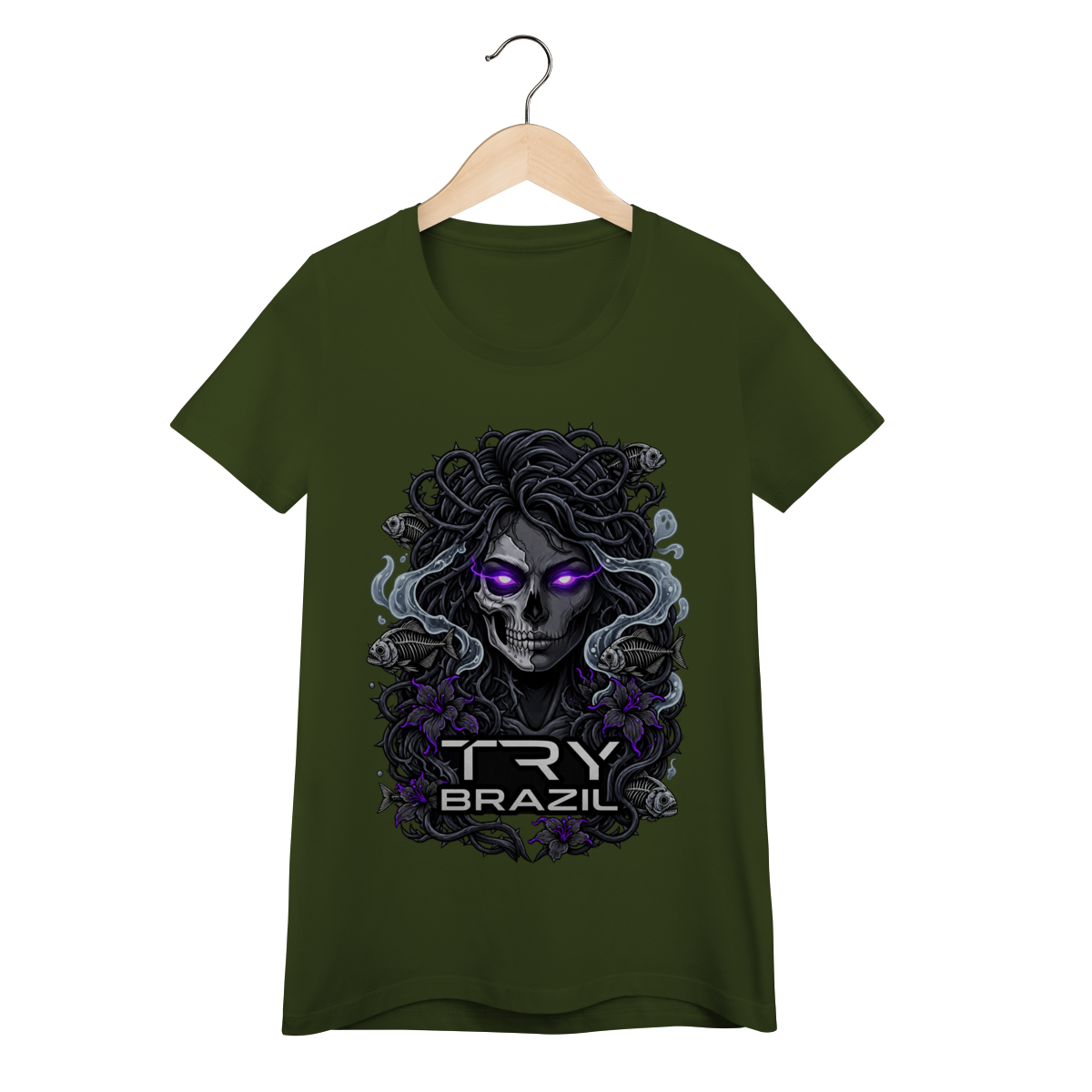 Camiseta Baby Long Lendas da Amazônia-TRY Brazil