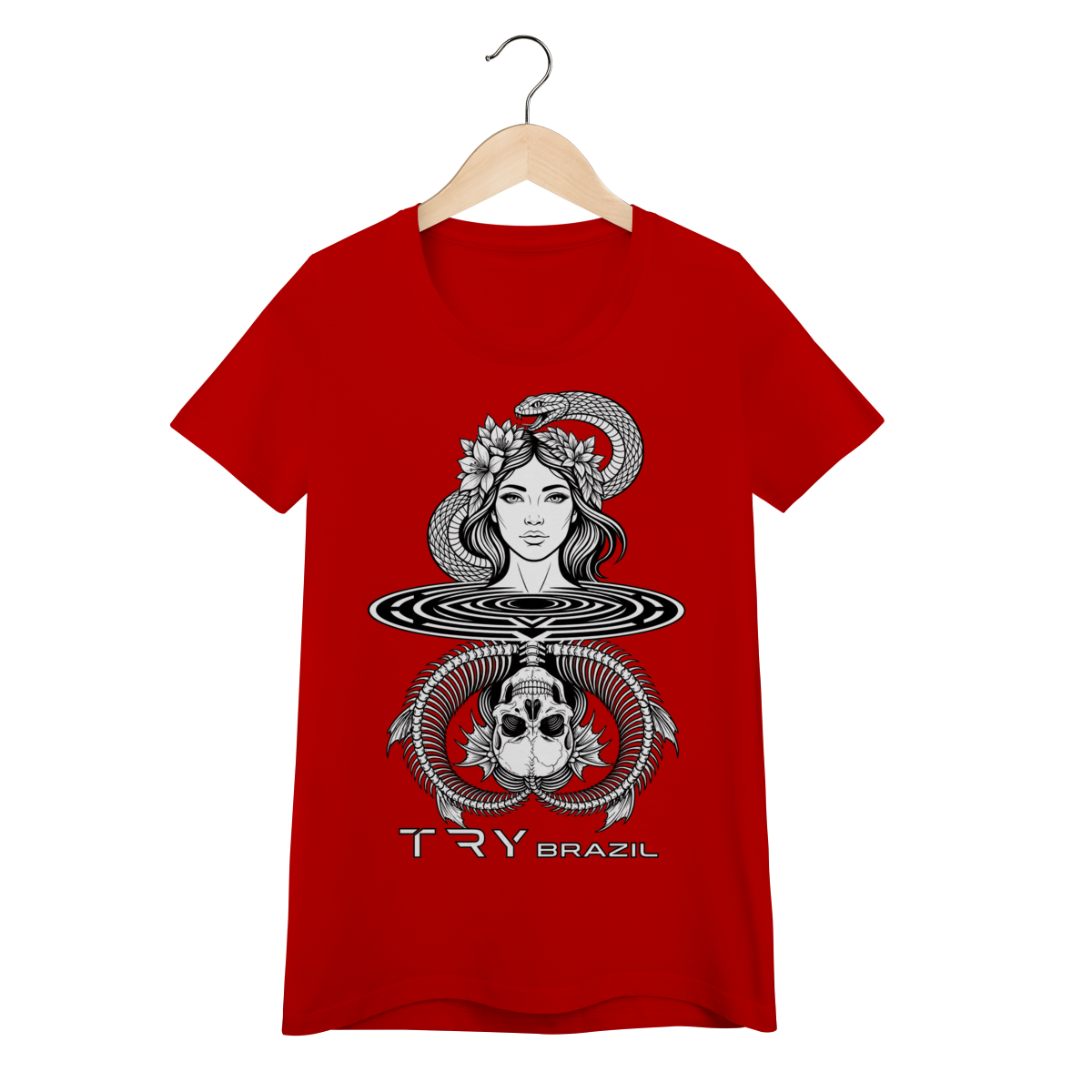 Camiseta Baby Long Lendas da Amazônia-TRY Brazil